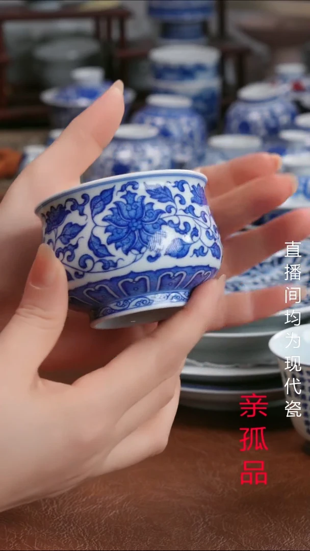 景德镇高端茶器景德镇墨奈手工手绘茶器