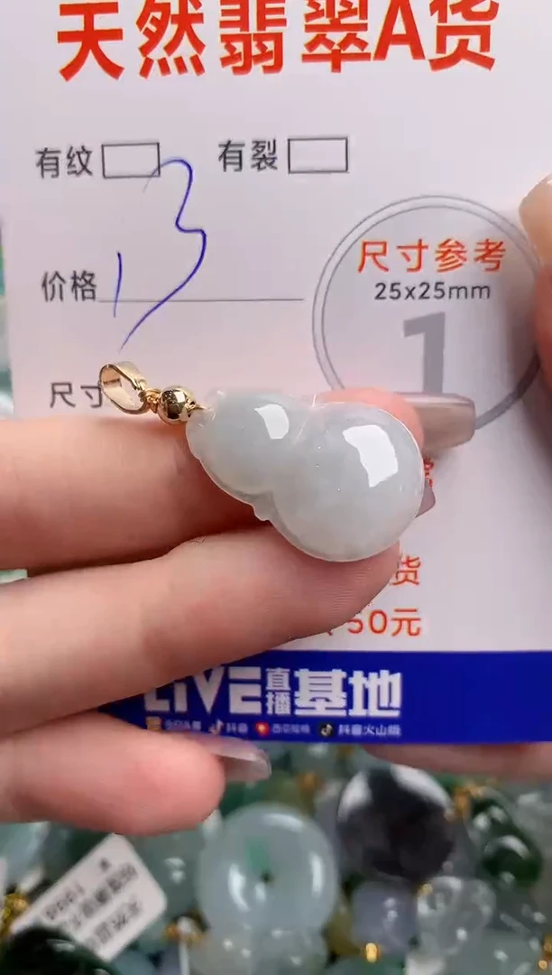 翡翠未镶嵌颈饰14003019