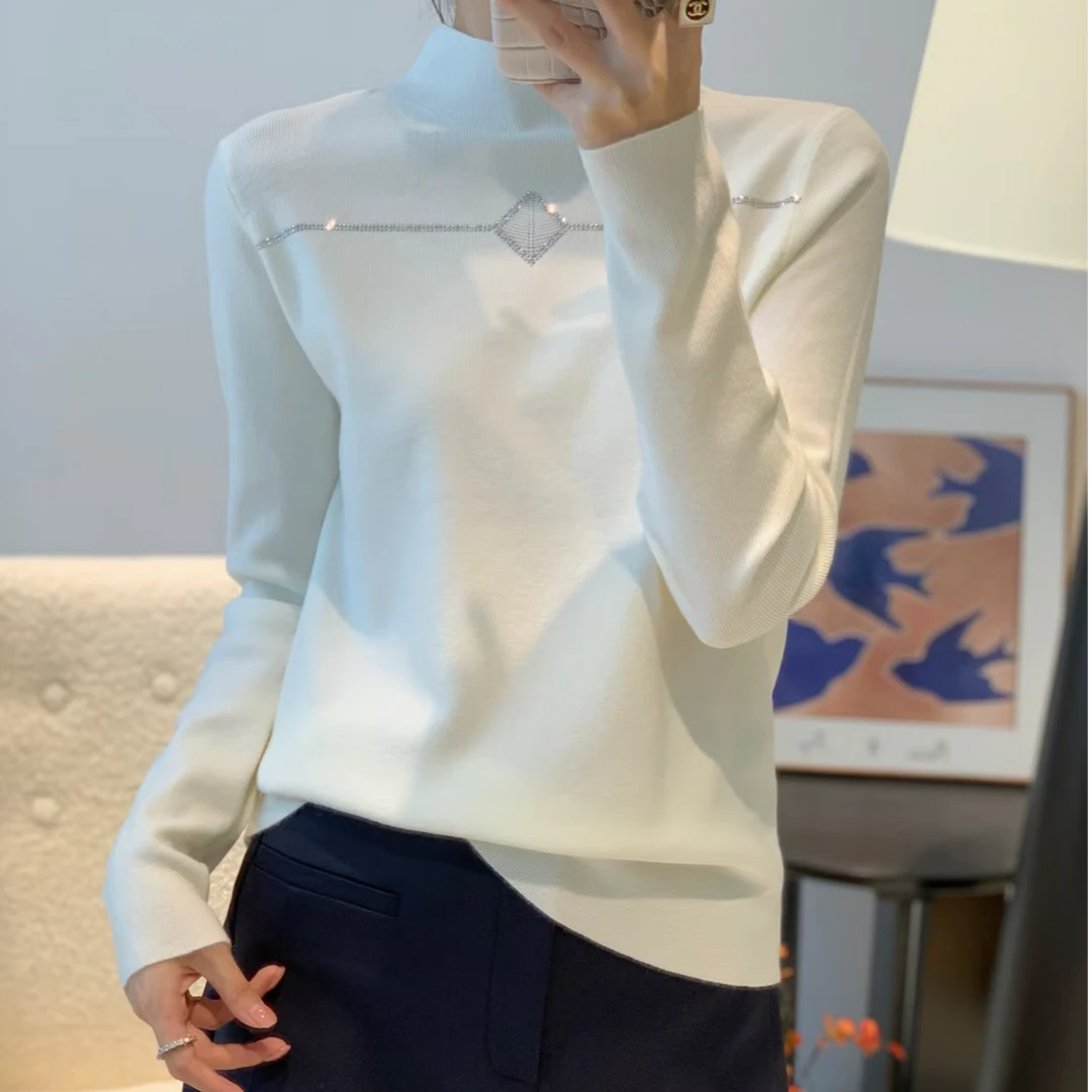 【南油玲姐】6色长袖打底针织衫3111