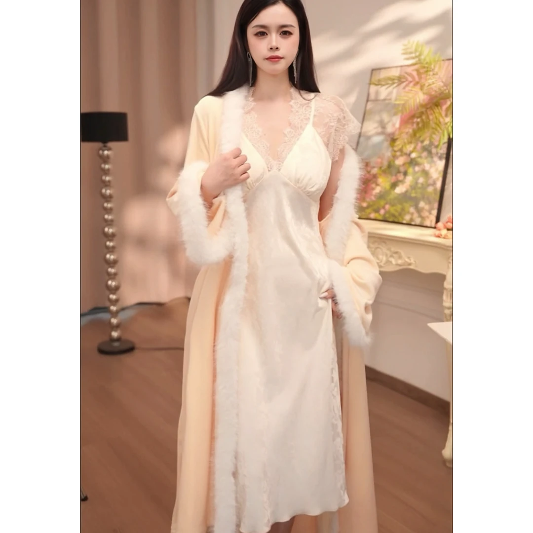 【冬日恋歌】海岛绒高级感秋冬气质睡袍家居服睡衣显瘦晨袍