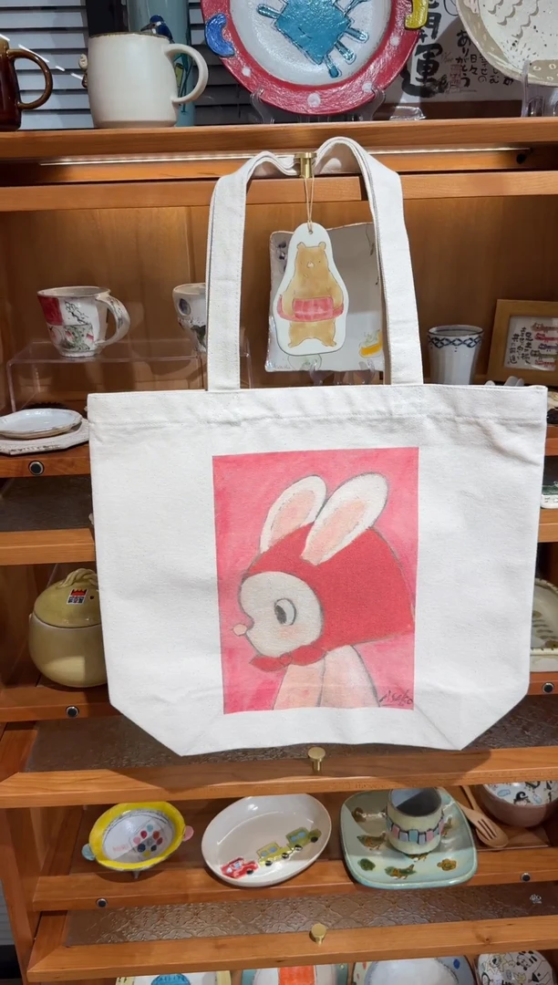 陶日本手作作家器山口麻子帆布包