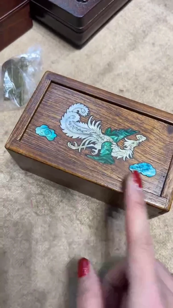 【闪购商品】贡木凤凰螺钿机关盒