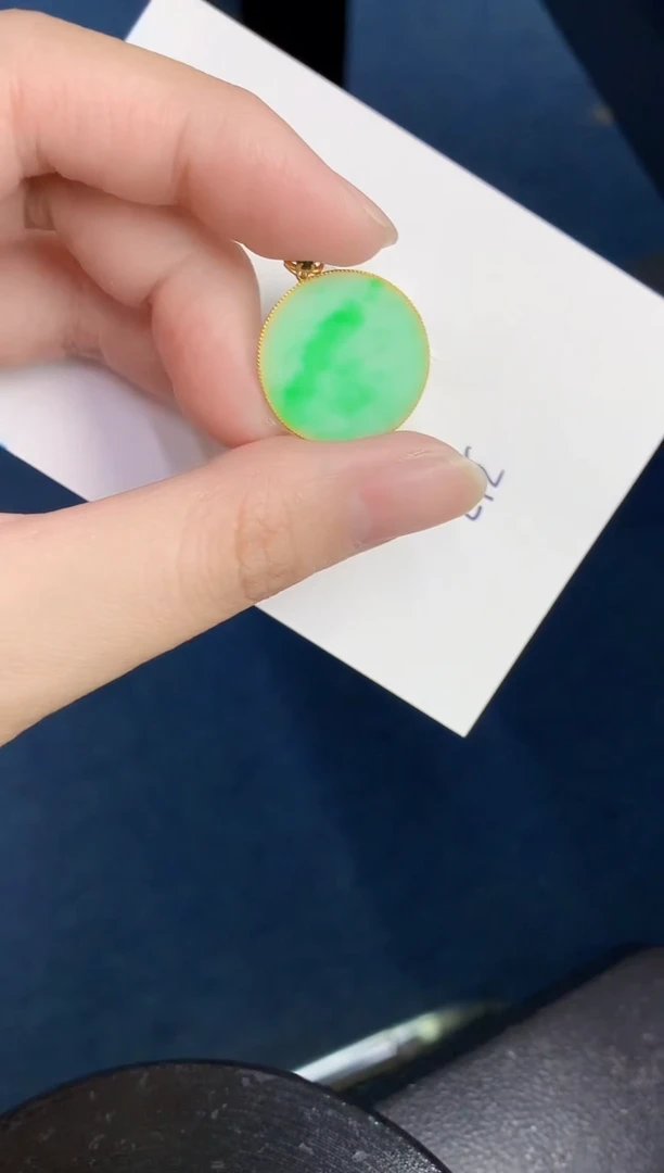 【闪购商品】翡翠颈饰18K金镶嵌000000000