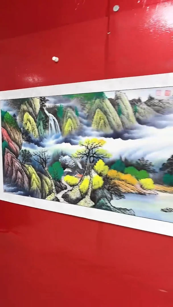 国画陈丽娟-六尺-山水