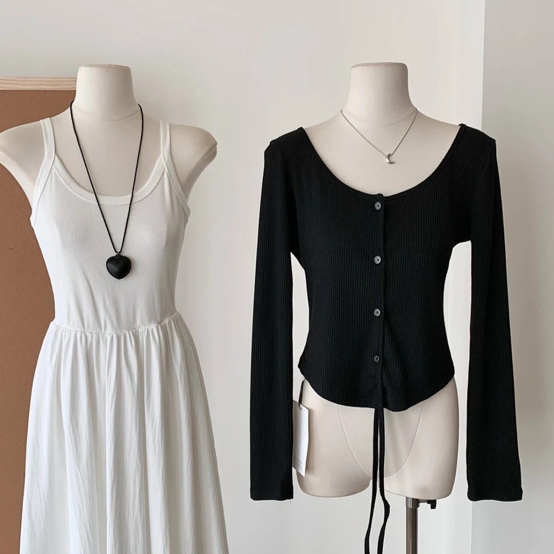 【张张定制】2025新款百搭显瘦温柔风宽松法式气质连衣裙两件套9753