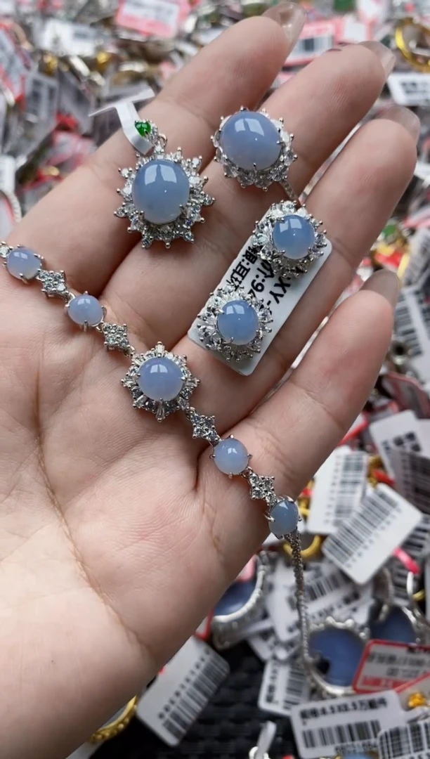 【闪购商品】翡翠戒指银S925镶嵌333333---1