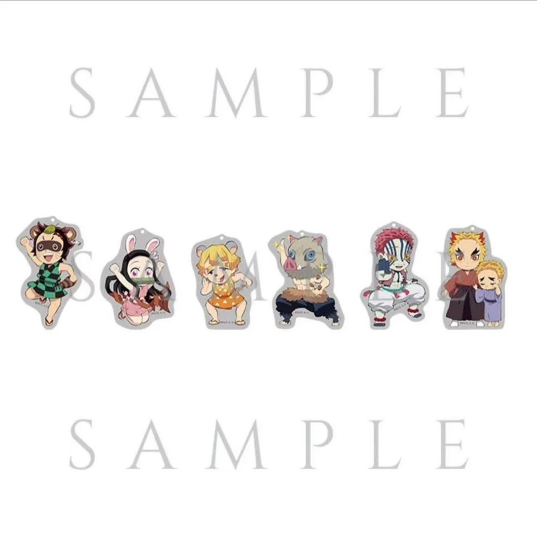 【鬼灭之刃翠花 】无限列车 影院限定 迷你角色亚克力挂件