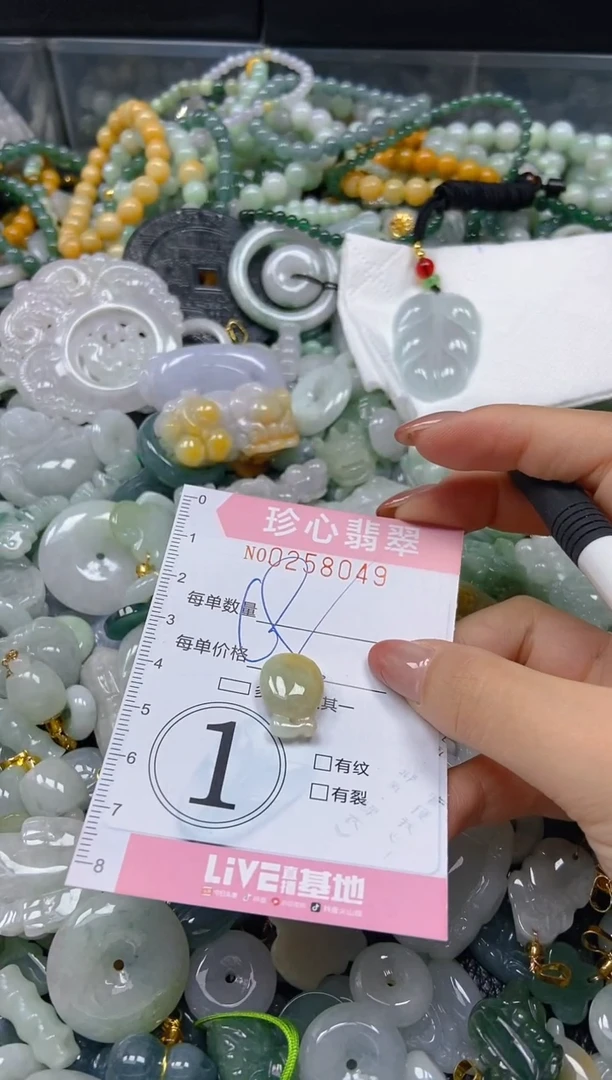 翡翠未镶嵌颈饰闪购0258049