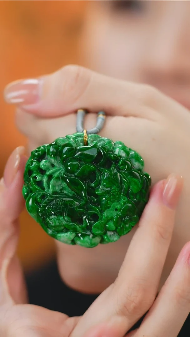 翡翠未镶嵌吊坠(不含链)新款