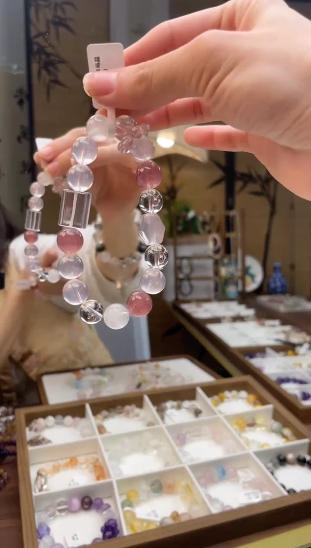 【闪购商品】水晶手链合金白水晶