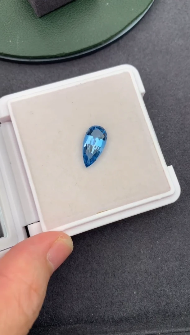 裸石海蓝宝石3.9ct 海蓝宝石 定制 BH