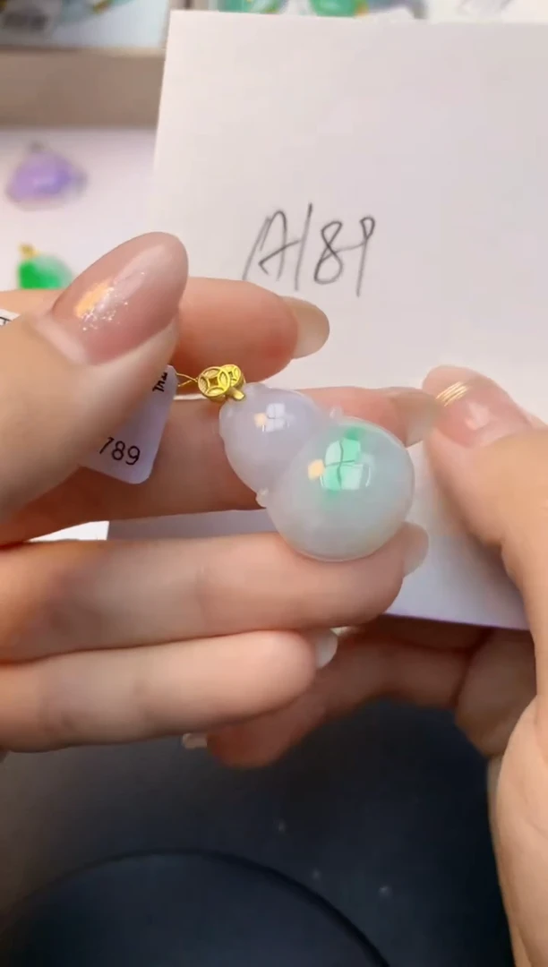 颈饰未镶嵌翡翠天然A货缅甸翡翠百元以上9元证书费自理