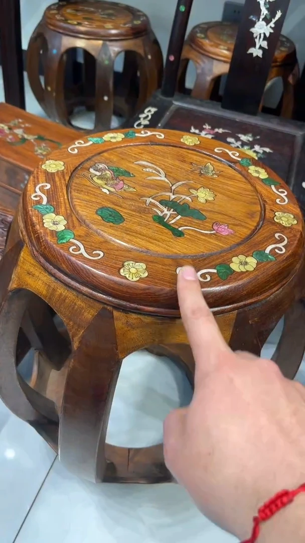 【闪购商品】木鸳鸯戏水鼓凳鼓凳高