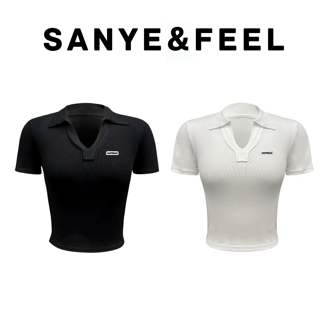 大妍的礼物-【时尚polo】夏季新款polo打底上衣51045YX