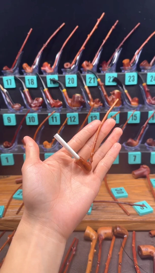 一物一图檬子木手工香烟嘴