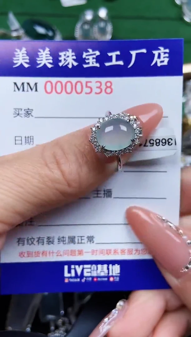 【闪购商品】翡翠颈饰银S925镶嵌0538