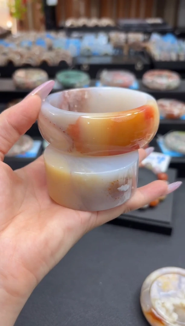 未镶嵌手镯石英质玉A454(62圈赠送镯心)