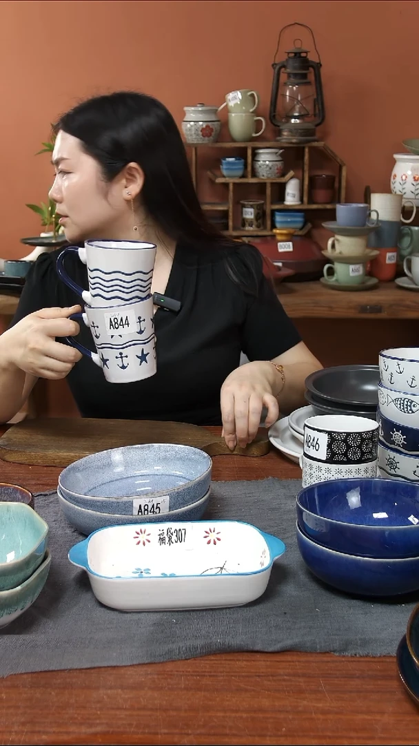 碗A844 陶瓷碗  2只 微瑕