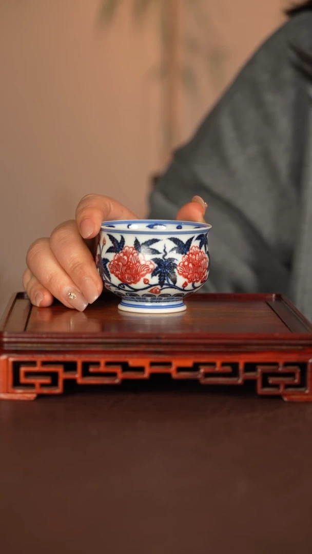 【闪购商品】杯子永明尚玩景德镇手工手绘陶瓷