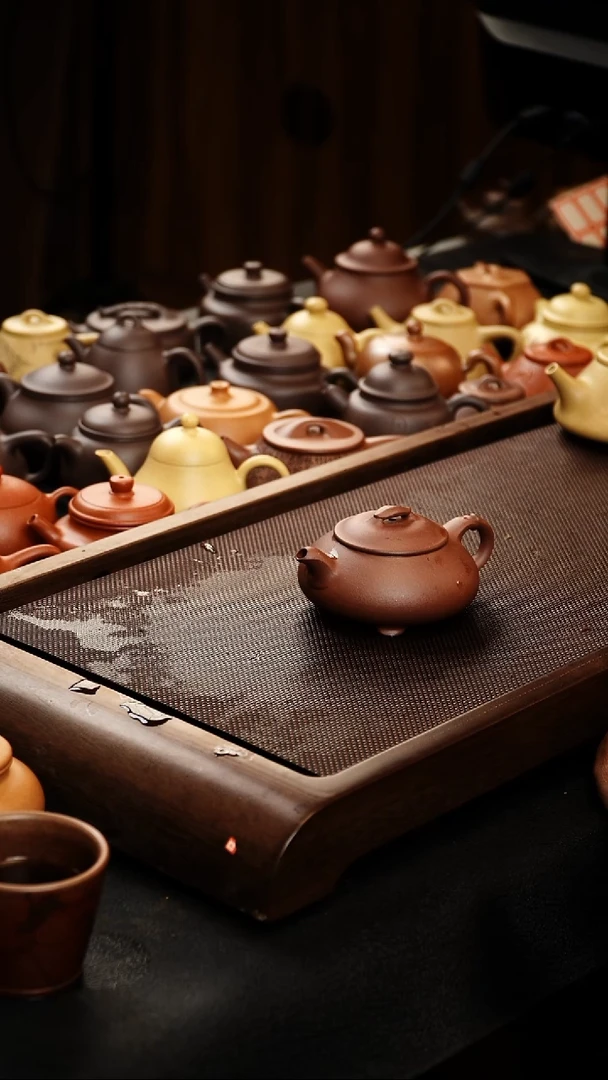 茶壶紫砂长*微瑕简瓢