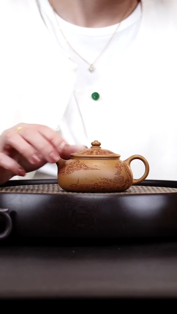 茶壶紫砂悦茗壶紫砂壶        16 （冰窖黄金段）