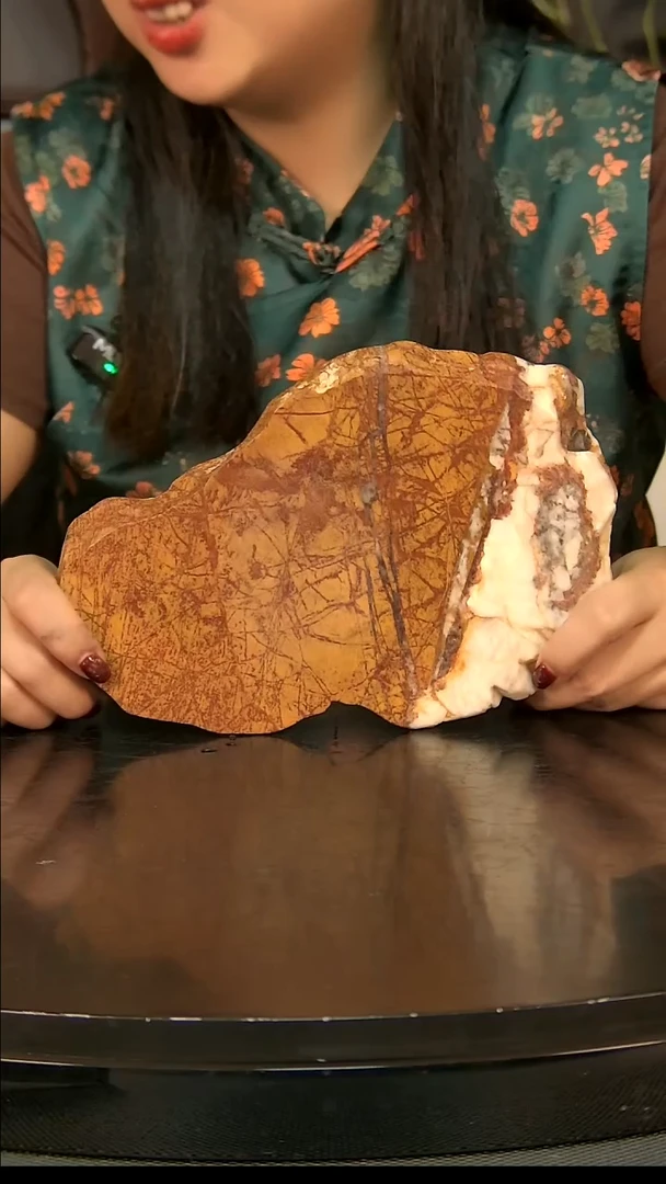 非遗青州黑山老坑精品红丝石
