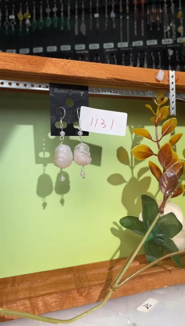 【闪购商品】紫晶耳饰银S925镶嵌喜欢拍