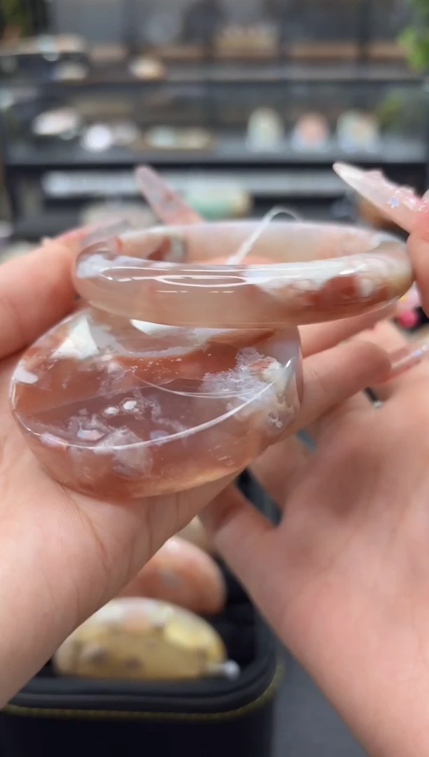 未镶嵌手镯石英质玉301(60圈赠送镯心)