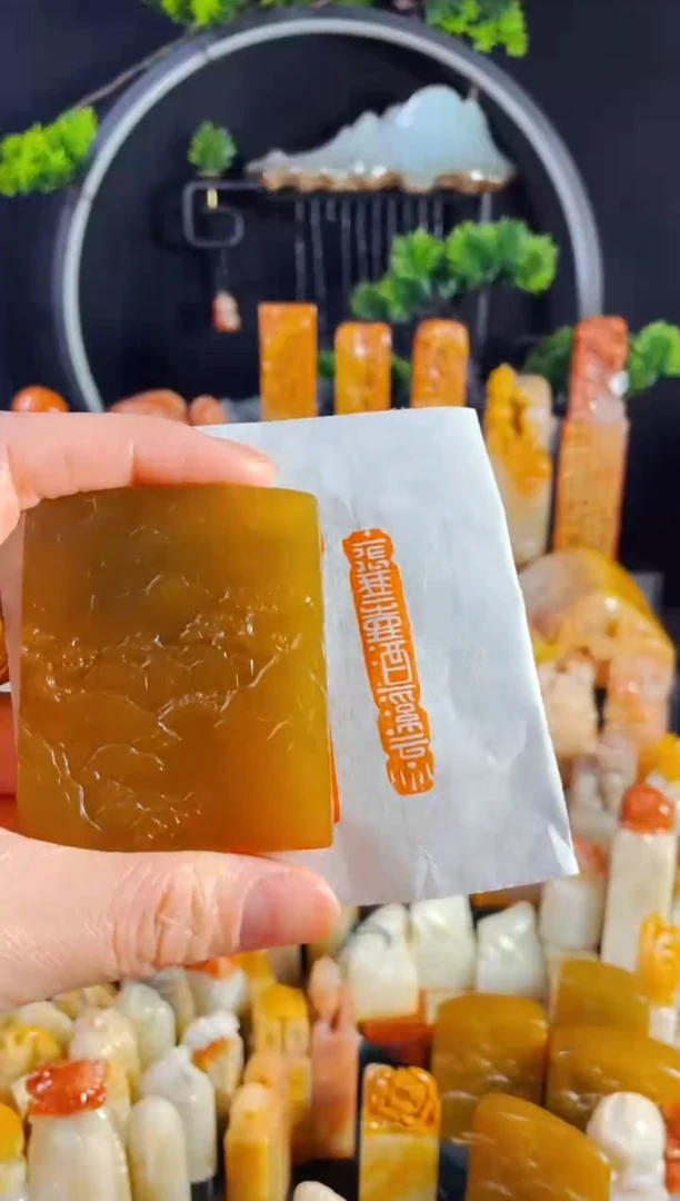 【闪购商品】辽宁石印石手工篆刻《一张琴一壶酒一溪云》