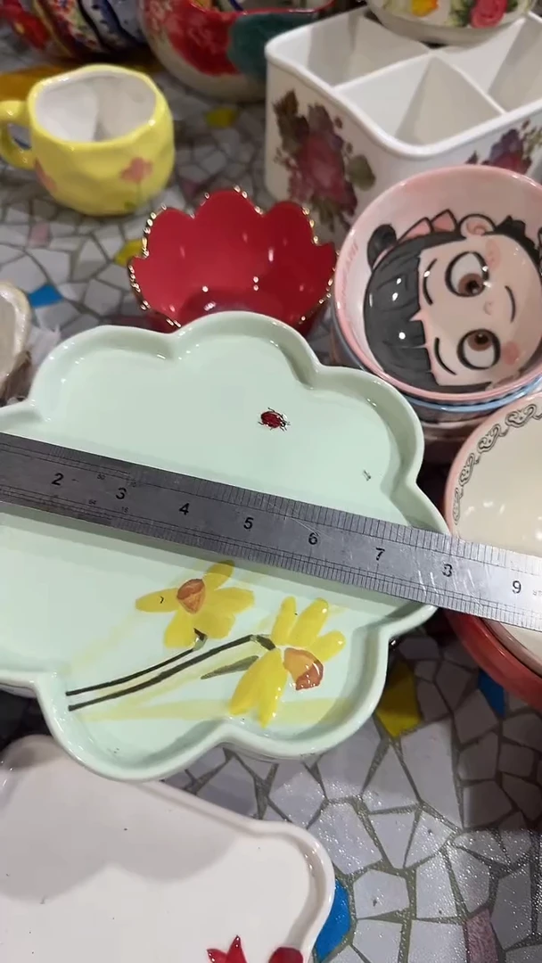 瓷片默认微瑕满19米包邮一件