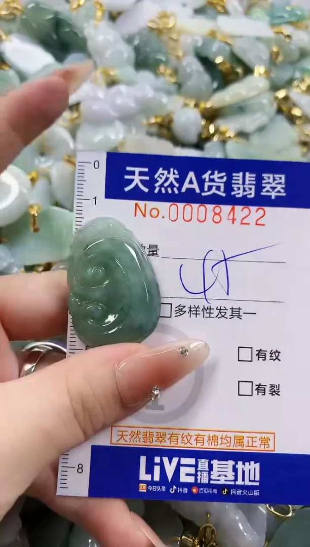 颈饰未镶嵌翡翠天然A货翡翠