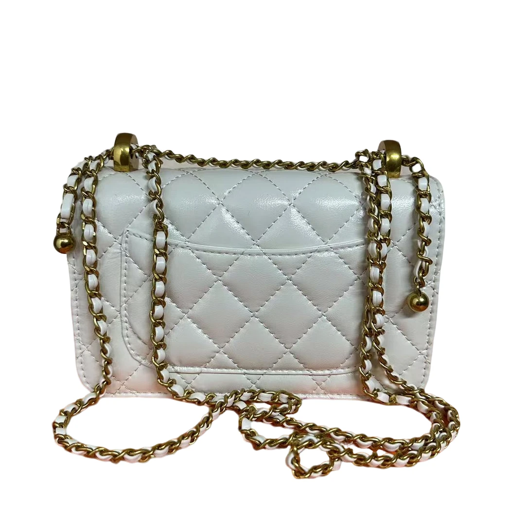 OUSHE欧奢M1—白色高级手工女包