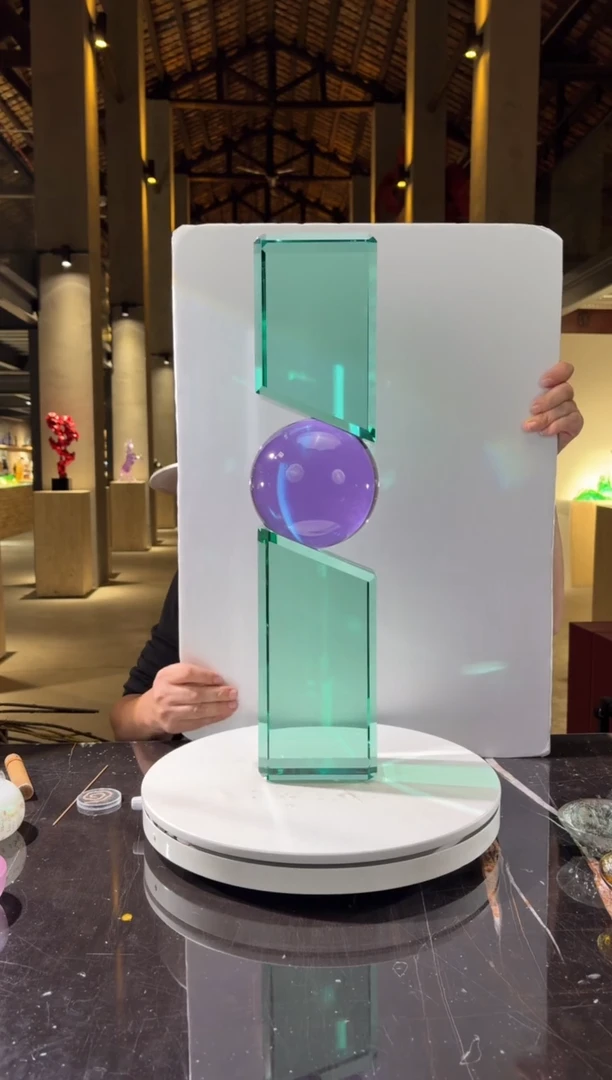 摆件绿色平衡摆件