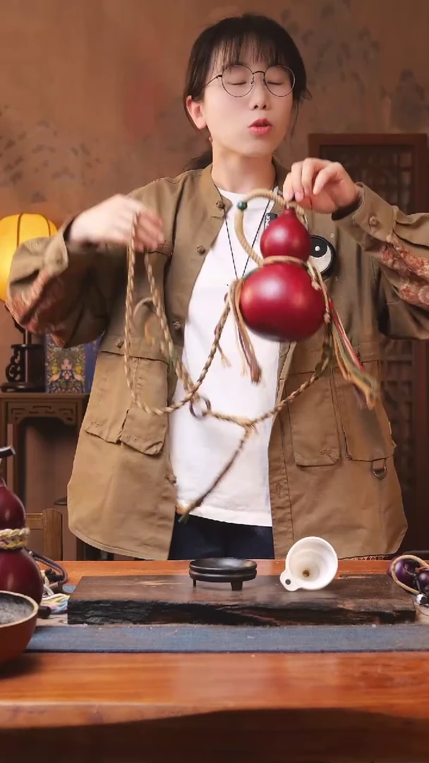 【闪购商品】37号精品大漆葫芦防腐防渗装水茶酒