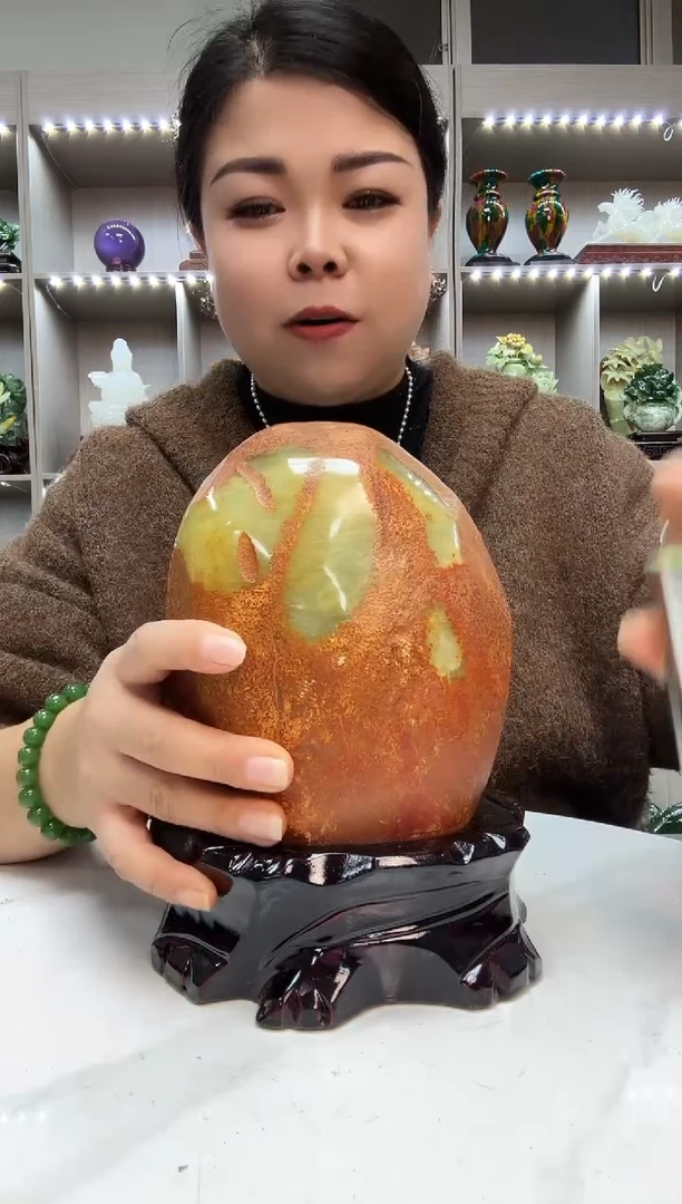 石材天然石材家居摆件办公室客厅玄关高档摆件