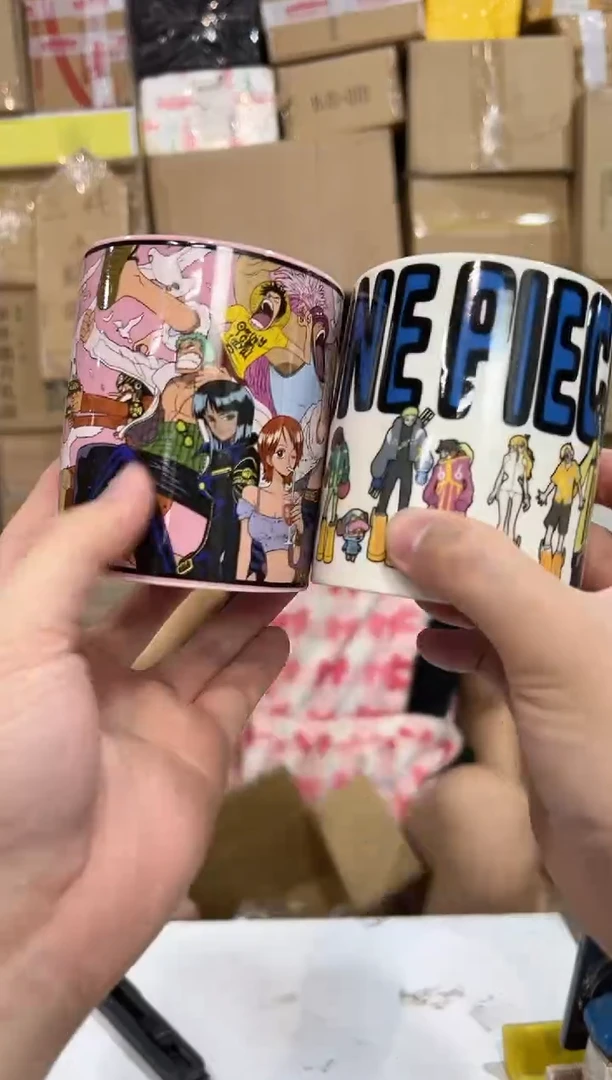 瓷片海贼王25周年对杯