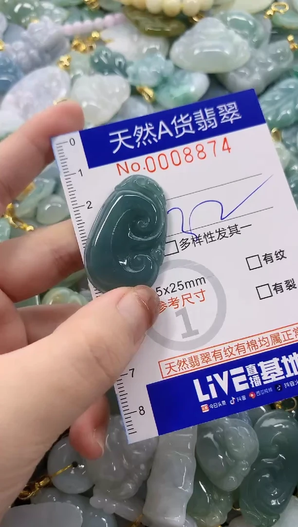 颈饰未镶嵌翡翠天然A货翡翠