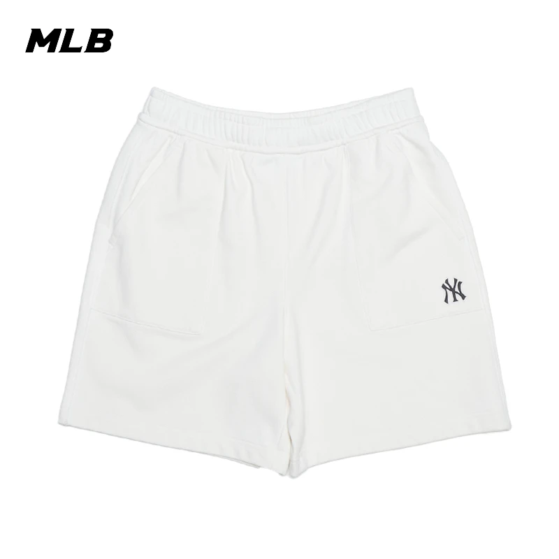 MLB男女运动裤2025夏季新款休闲短裤透气户外沙滩裤3ASPB1153