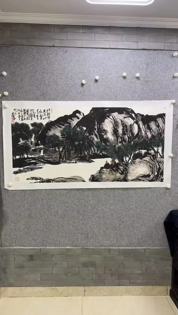 国画z天津人美-张国祥国画8平尺