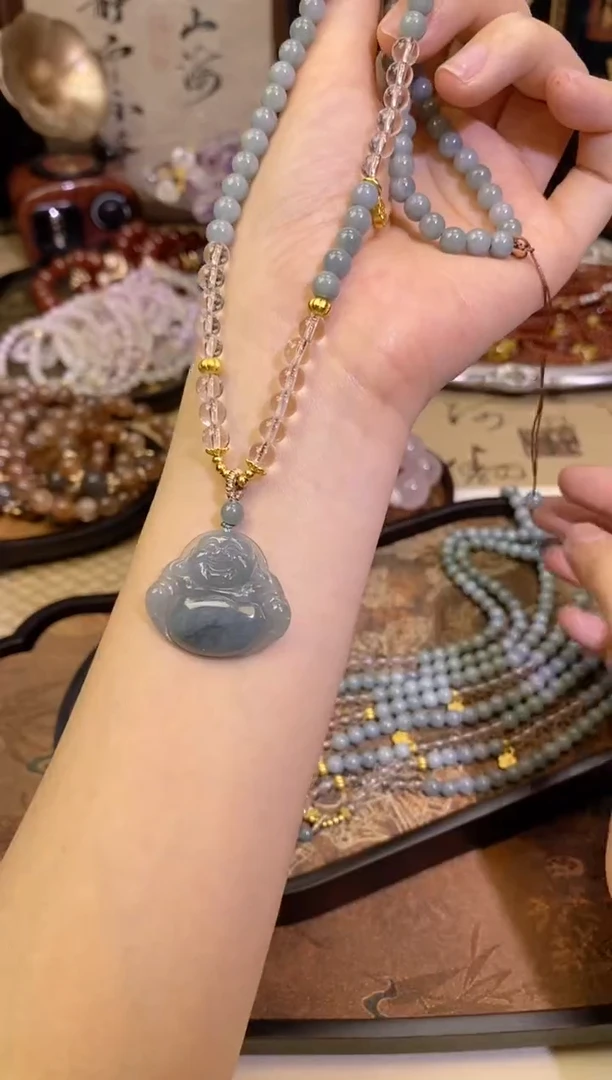 【闪购商品】翡翠项链未镶嵌5096手串