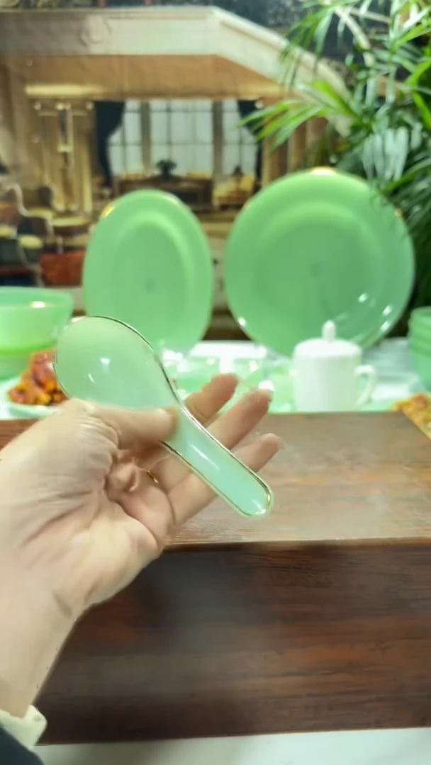 【闪购商品】....小汤勺玉瓷10个 【贝美】