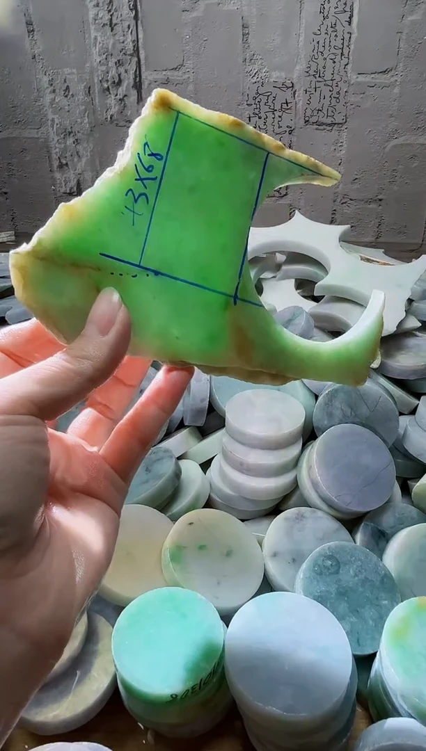 裸石翡翠天然翡翠A货古 南 795