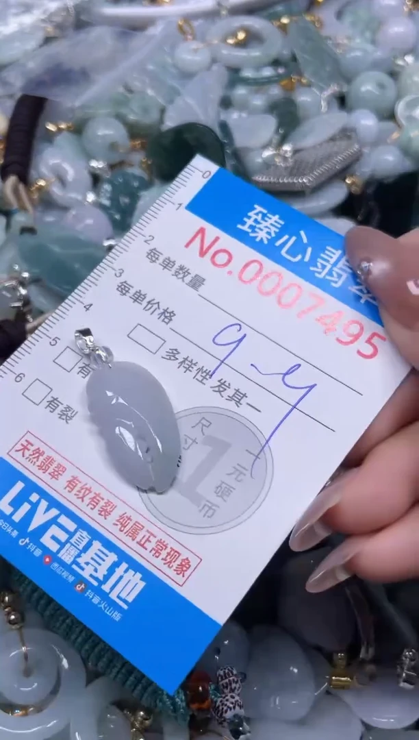 颈饰未镶嵌翡翠7495