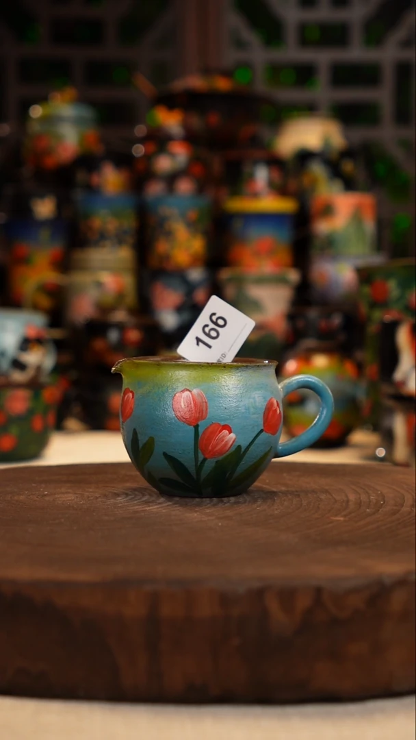 油画    手绘釉下彩166