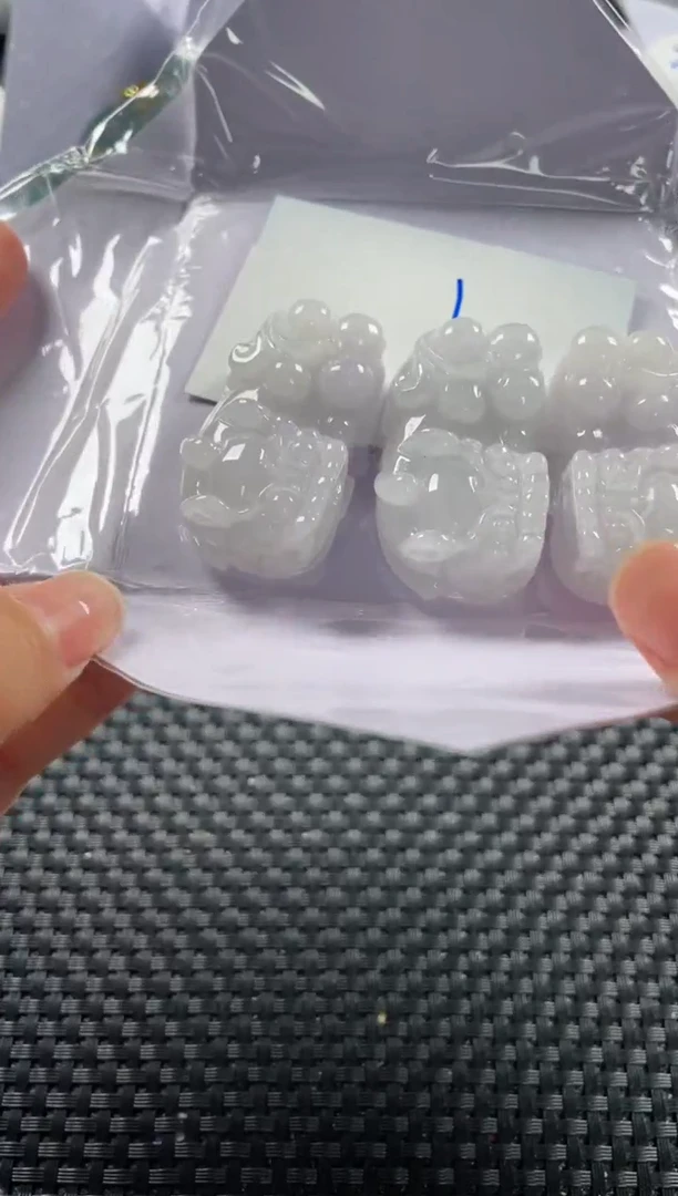 颈饰未镶嵌翡翠1（多样性发一件）貔貅