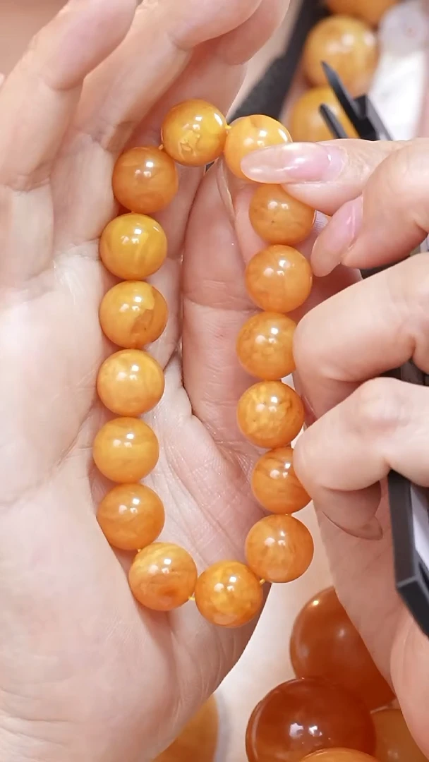 蜜蜡颈饰未镶嵌7687天然蜜蜡珠宝奇石云端妖孽全部保真