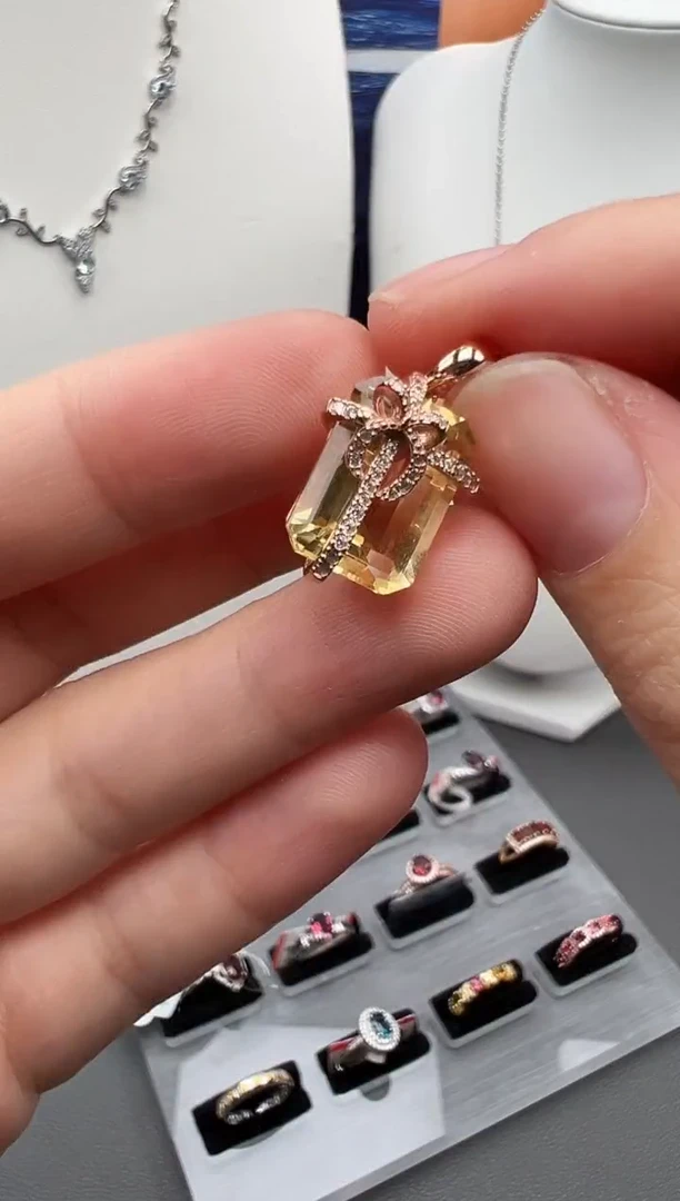 颈饰银S925镶嵌水晶47