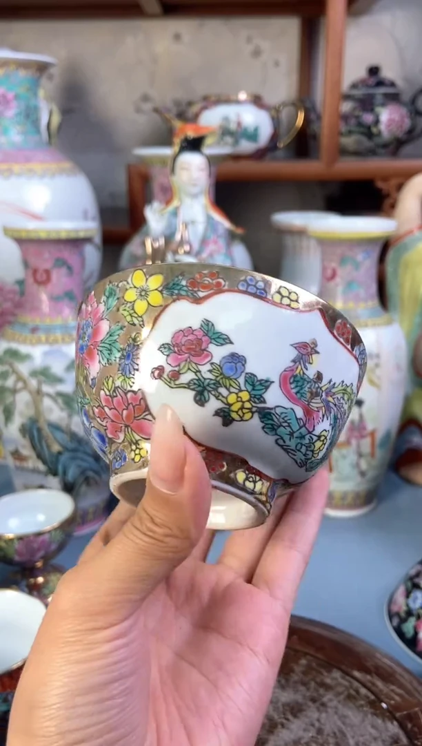 瓷片微瑕慎拍景德镇窑老厂瓷器单件