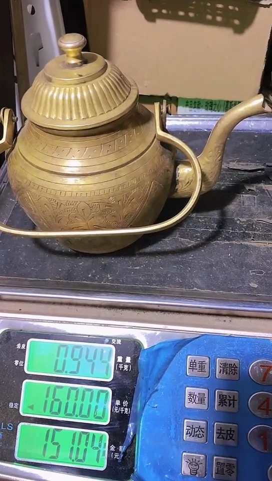 一**候金属工艺品二手旧货默认瑕疵