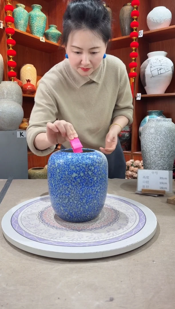【闪购商品】瓶孤品 微瑕陶瓷花瓶 无花 a631